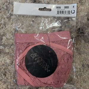 Andrew Christian LARGE Desire Lace Brief Pink NWT